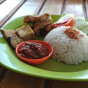 Ayam Penyet Tanpa Nasi