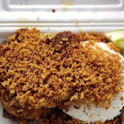 Ayam Penyet sambal merintih