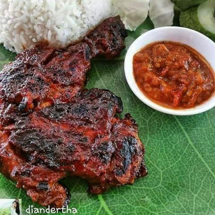 Ayam Potong Bakar Pedas 