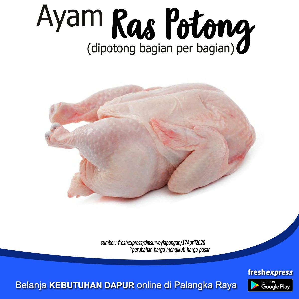 Ayam Ras Potong Campur - 1Kg