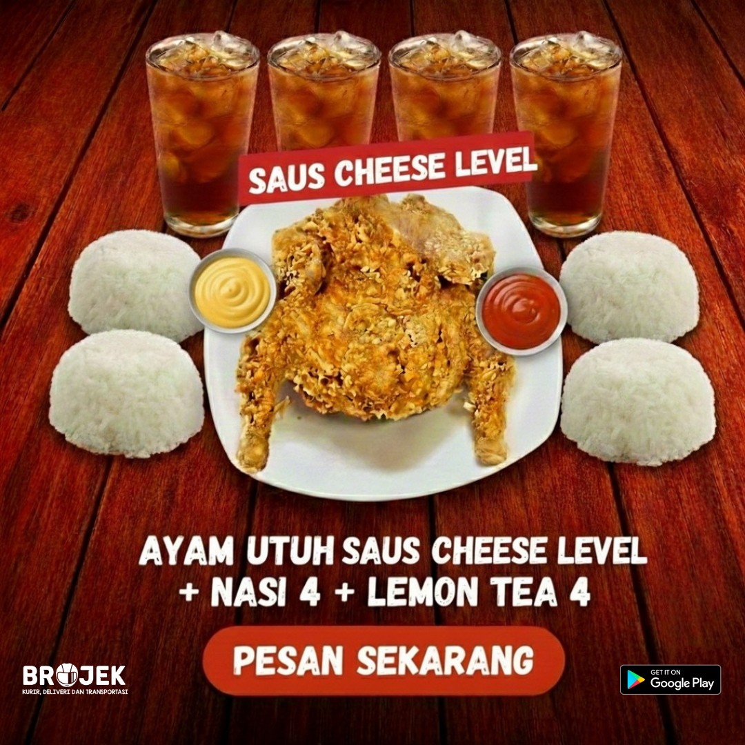 Paket Ayam Utuh Saus Cheese