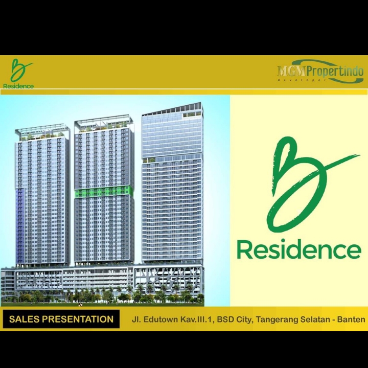 B Residence Selangkangan Ke Pusat Kota BSD