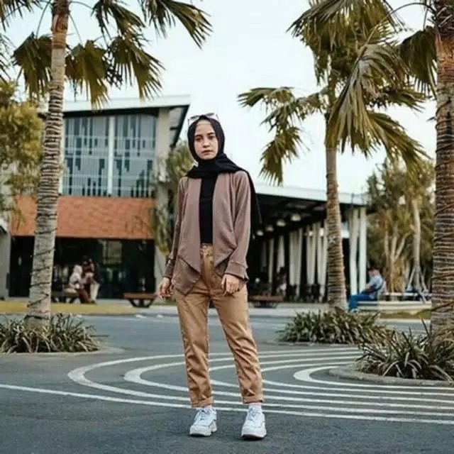 BAGGY PANTS AMERICAN DRILL  CELANA KERJA  OFFICE PANTS