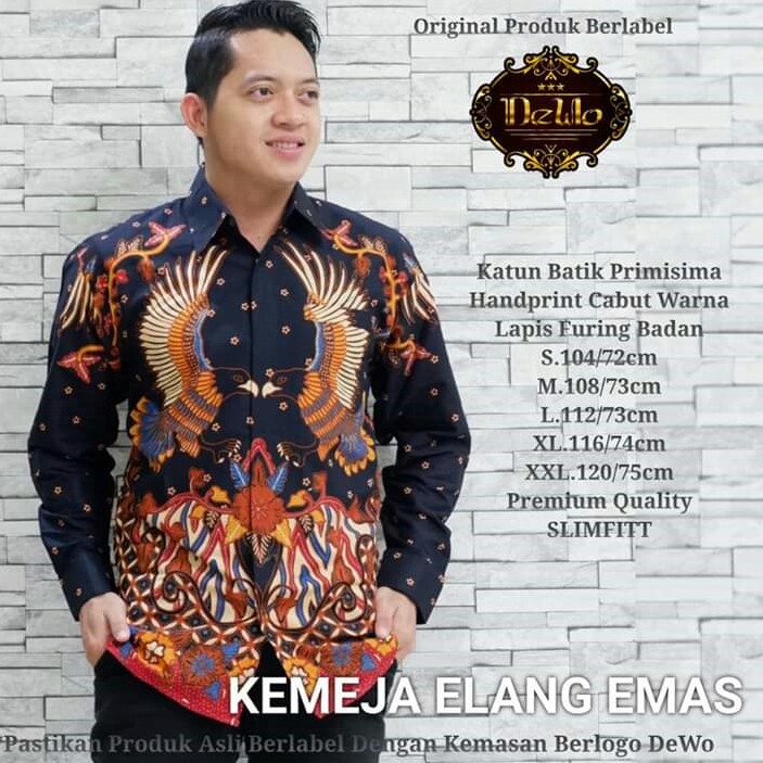 BAJU BATIK LENGAN PANJANG MAHADEWA-ARYAPRABU-ELANG MERK DEWO PER UN 3