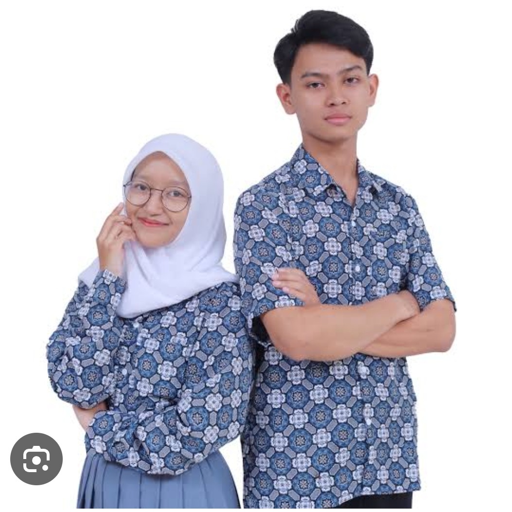 BAJU BATIK SATU STEL utk SMP 2