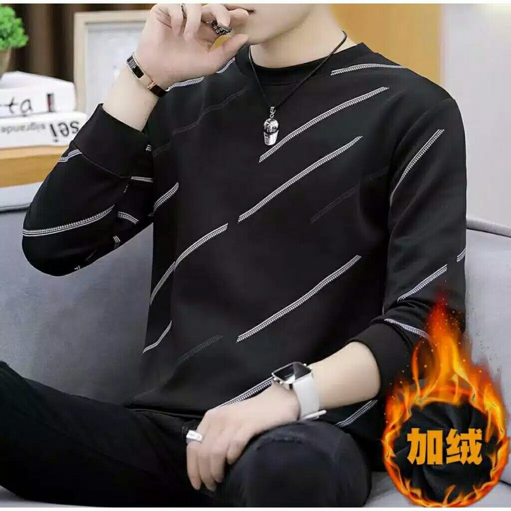 BAJU CS-DAVIS 4 WARNA SIZE L  XLBAHAN TEBAL BAJU LENGAN PANJANG 2