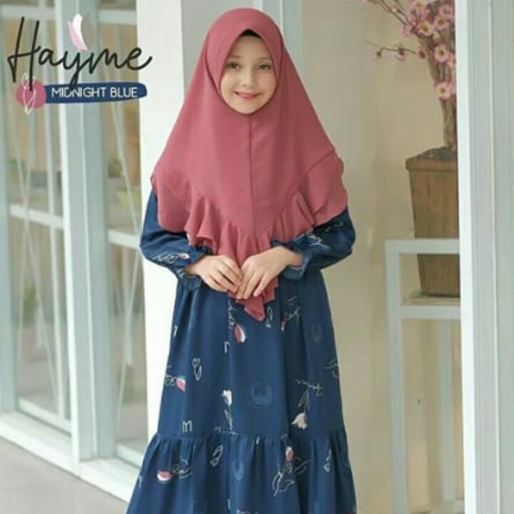 BAJU GAMIS SYAREE UK 3-5-7-10-12 MERK HAYME PER UNIT