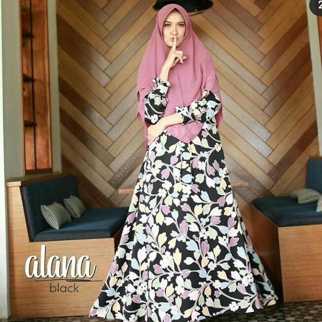 BAJU GAMIS SYAREE MERK ALANA PER UNIT