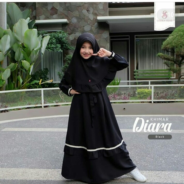 BAJU GAMIS SYAREE UK 3-5-7-10-12 MERK DIARA PER UNIT 3