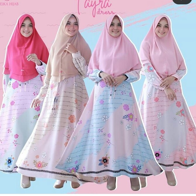 BAJU GAMIS SYAREE UK 3-5-7-10-12 MERK FAIRA PER UNIT