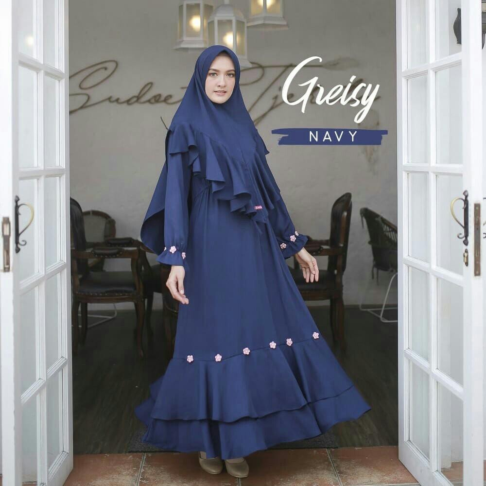 BAJU GAMIS SYAREE MERK GREISY PER UNIT