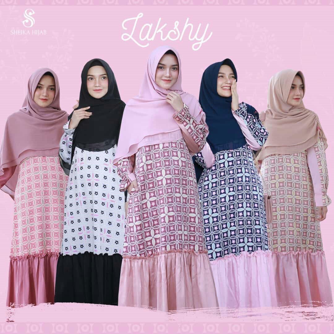 BAJU GAMIS SYAREE MERK LAKSHY PER UNIT