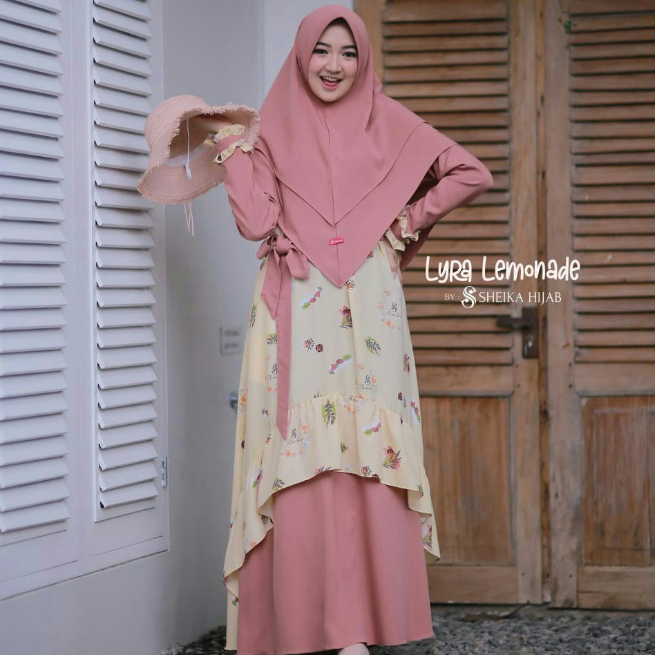 BAJU GAMIS SYAREE MERK LYRA PER UNIT