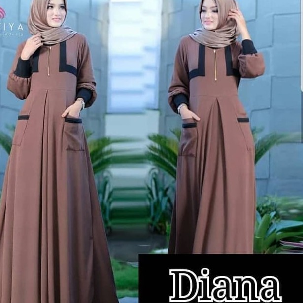 BAJU GAMIS SYAREE MERK DIANA PER UNIT