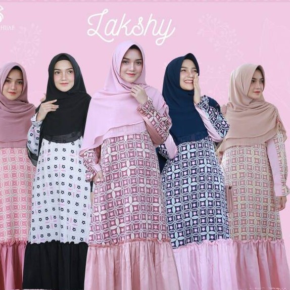 BAJU GAMIS SYAREE MERK LAKSHY PER UNIT