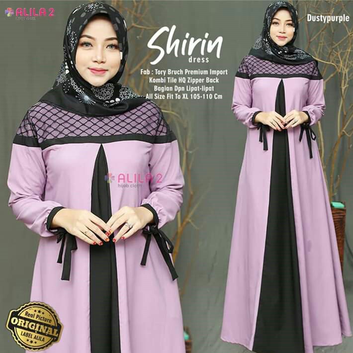 BAJU GAMIS SYAREE POLOS MERK SHIRIN PER UNIT 2