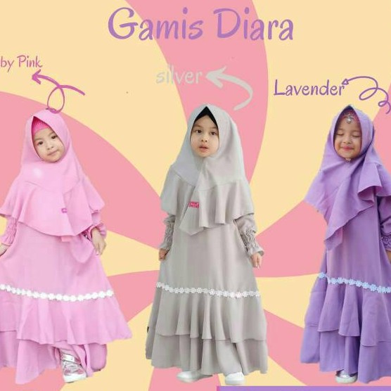 BAJU GAMIS SYAREE UK 3571012 MERK DIARA PER UNIT