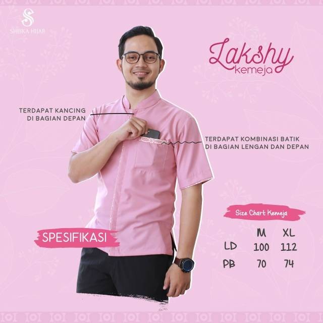 BAJU KOKO SEMI CASUAL MERK LAKSHY PER UNIT