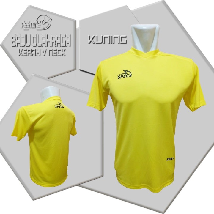 BAJU OLAHRAGA SPECH KERAH V-NECK 2