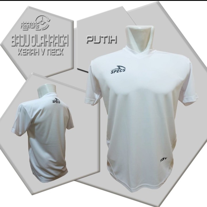 BAJU OLAHRAGA SPECH KERAH V-NECK 3