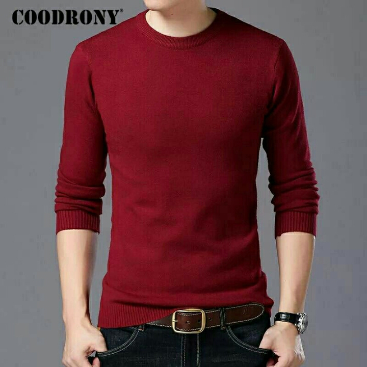 BAJU POLOS PARKER MAROON