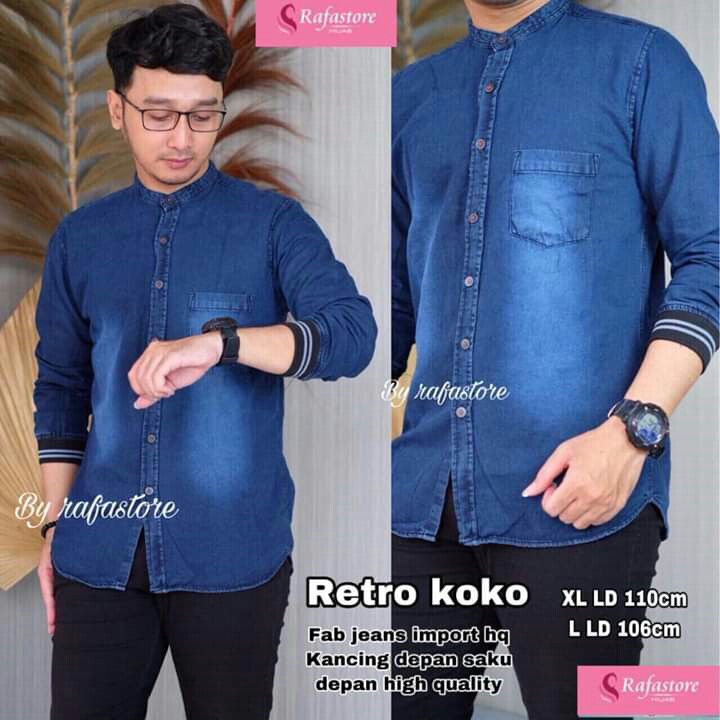 BAJU RETRO KOKO MERK RAFASTRORE PER UNIT