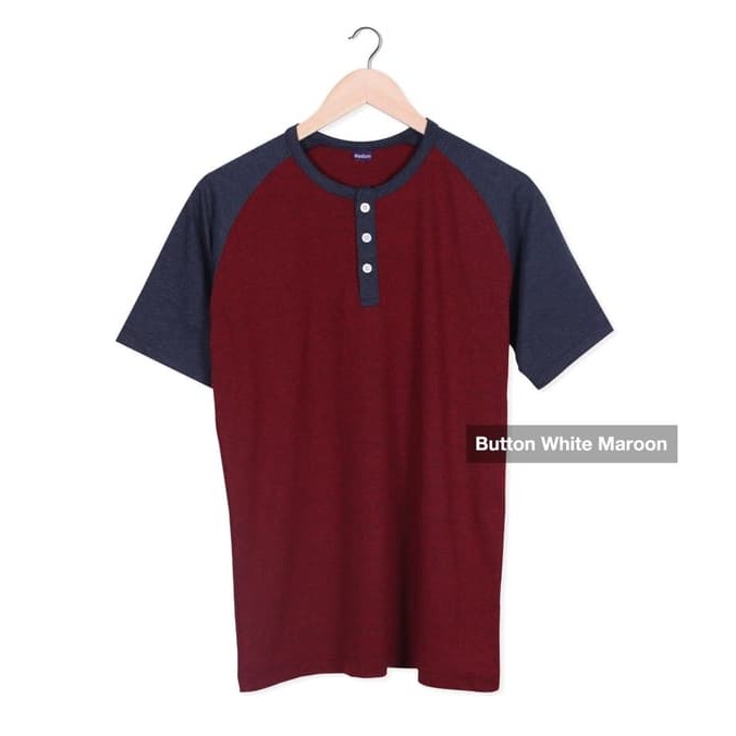 BAJU T-SHERT PREMIUM POLOS MERK HENLEY COMBED PER UNIT