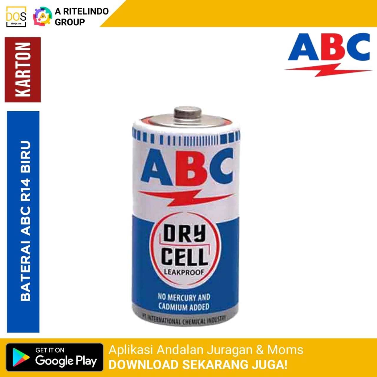 BATERAI BIRU R-14