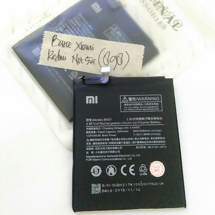 BATRE XIOMI NOTE 5A 898