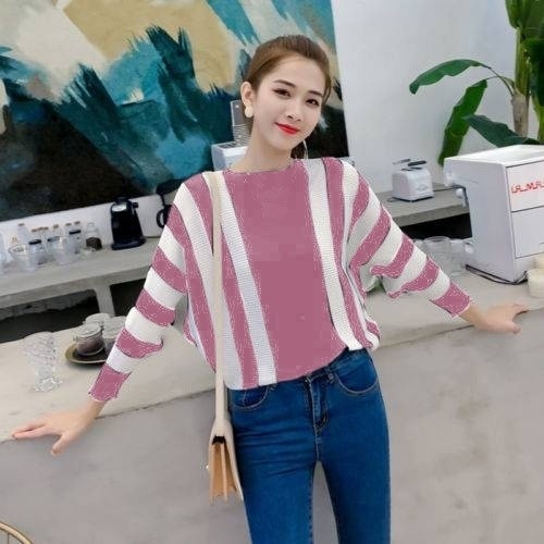 BATWING STRIPE DUSTY TOP