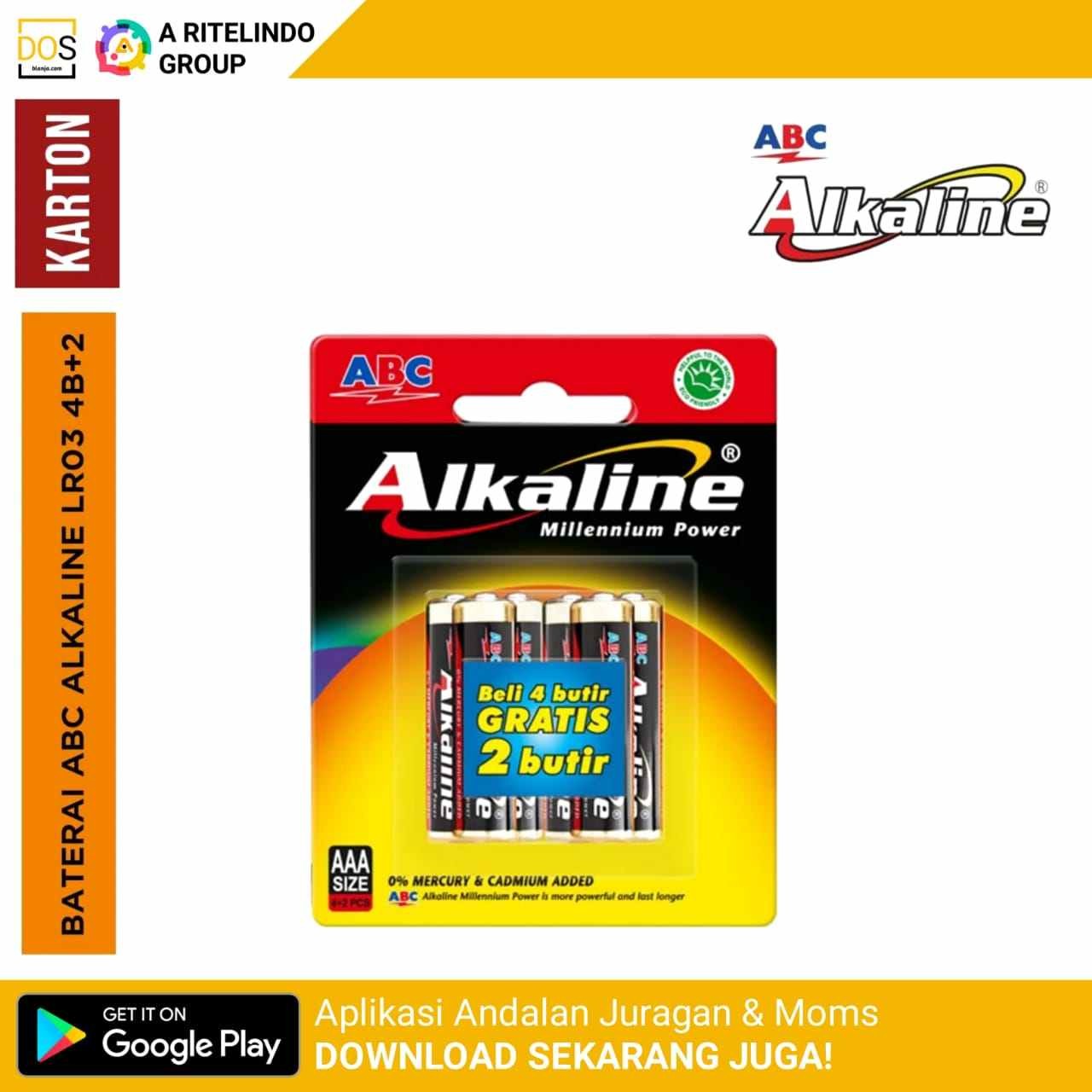 BB ABC ALKALINE LR-03 4B 2B