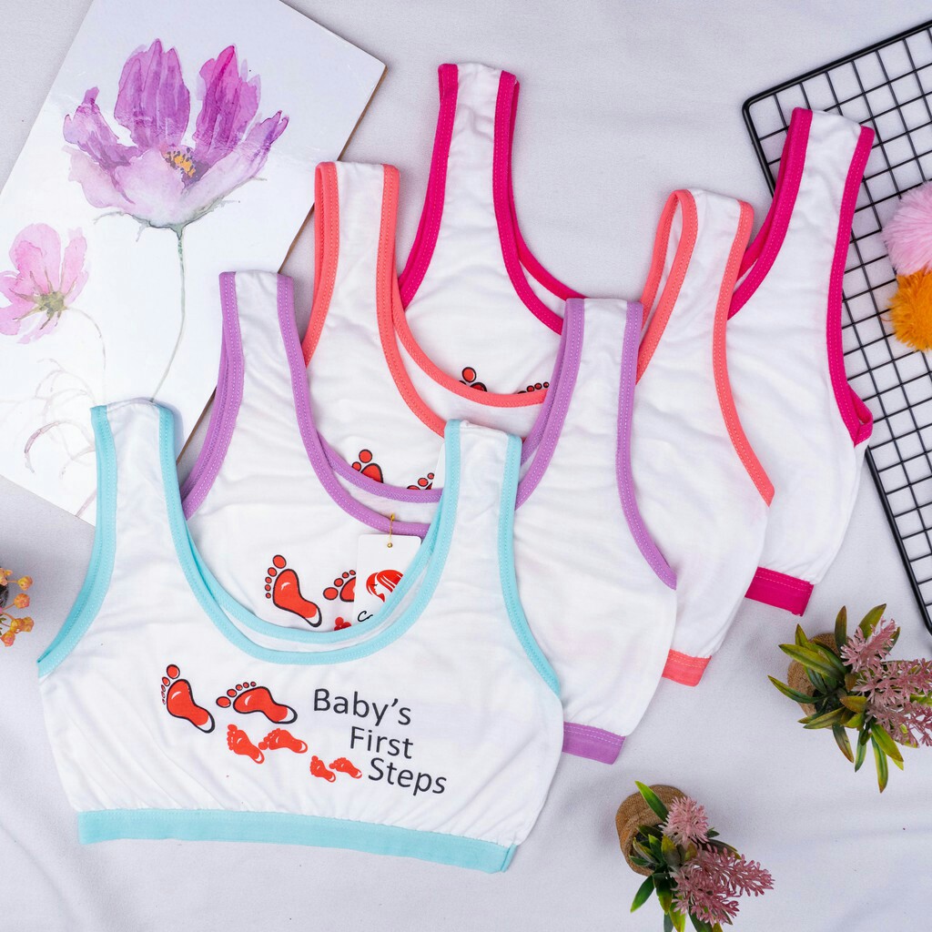 BEE - Miniset Anak Perempuan Motif Kartun Bahan Katun Import / Miniset 2