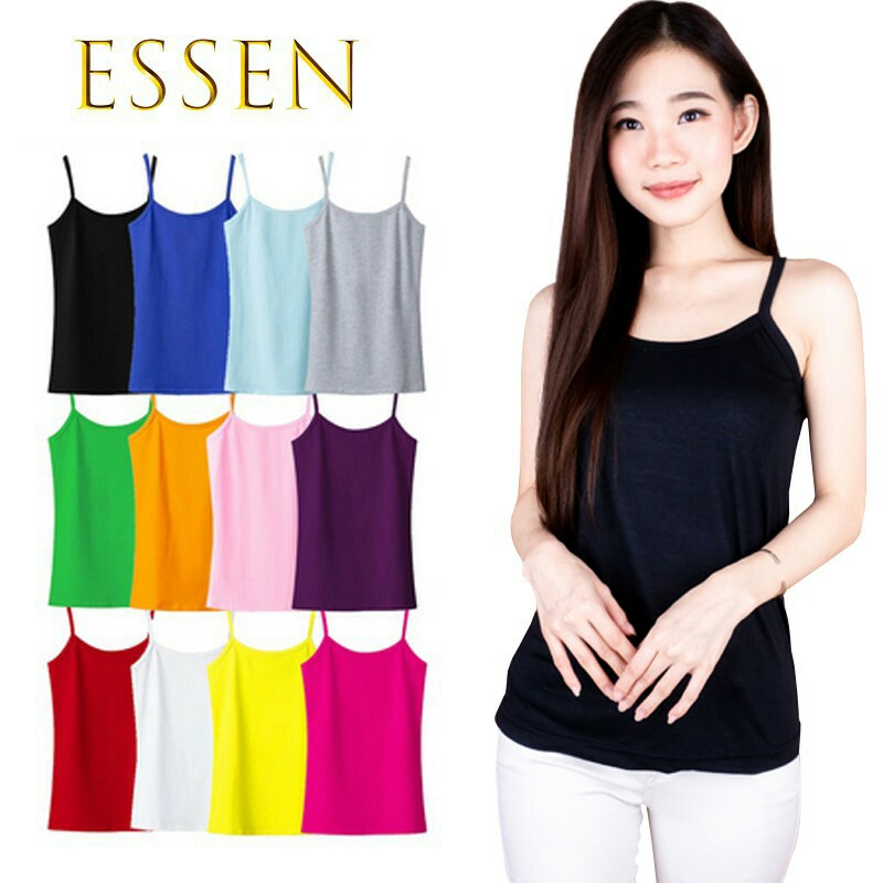 BEE - Tangtop premium Wanita / Tanktop ESSEN / Tank Top Tali Kecil / S 4