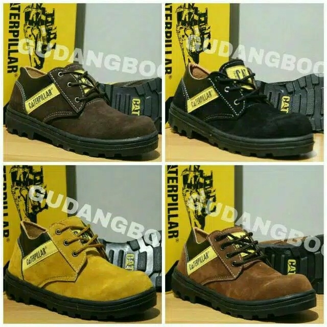 17BEST SELLER Sepatu Caterpillar Low Boots Suede Edition