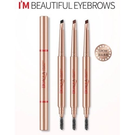 BIOAQUA 2 IN 1 LONG SLENDER EYEBROW PENCIL - BQY3276