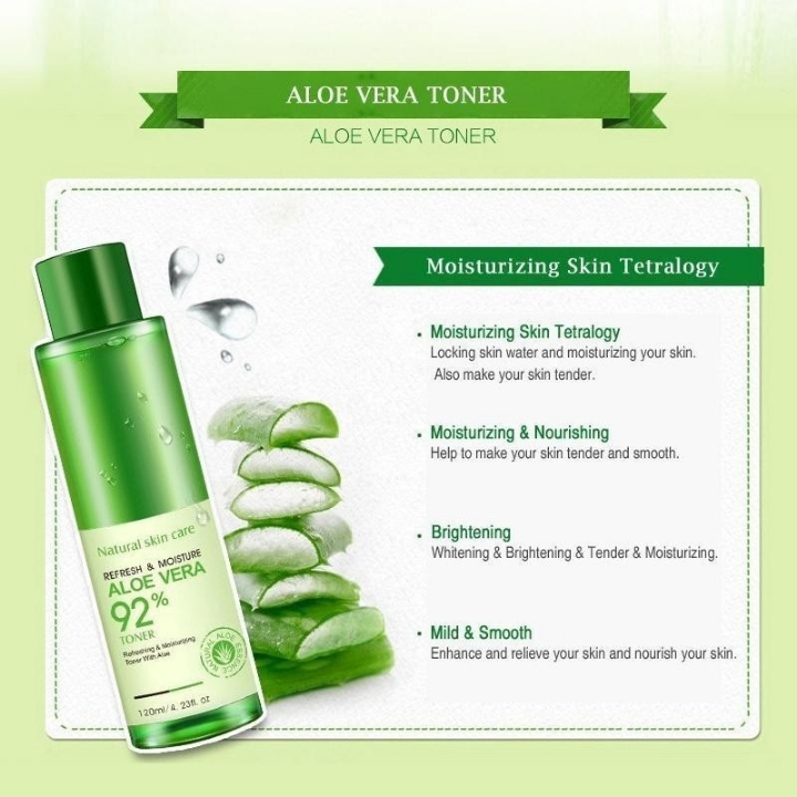 BIOAQUA ALOE VERA 92 TONER 2