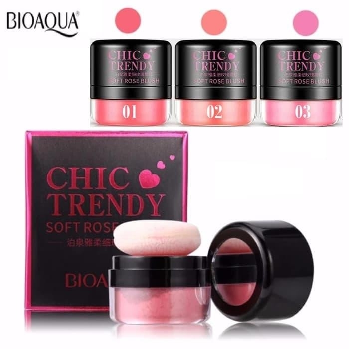 BIOAQUA CHIC TRENDY SOFT ROSE BLUSH 3