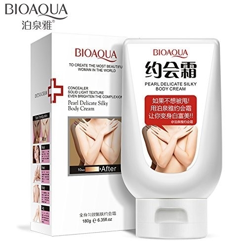 BIOAQUA PEARL DELICATE SILKY BODY CREAM 