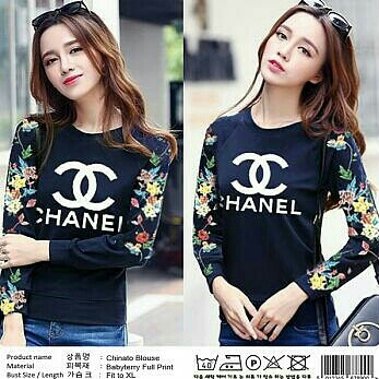 BLOUSE CHINOTA CHANEL NAVY 