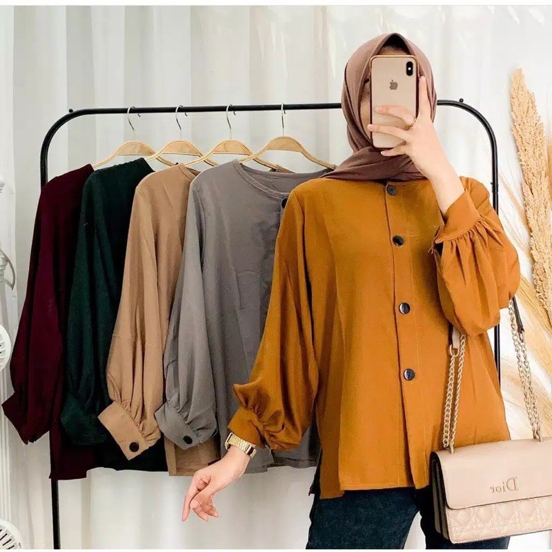 BLOUSE PALOMA BALOON MOSCREPE