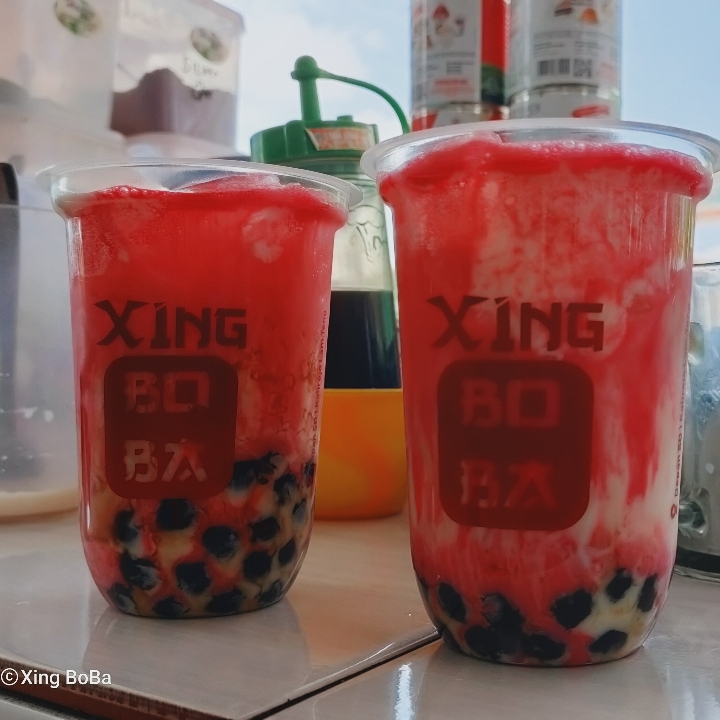 BOBA Milk Red Vellved