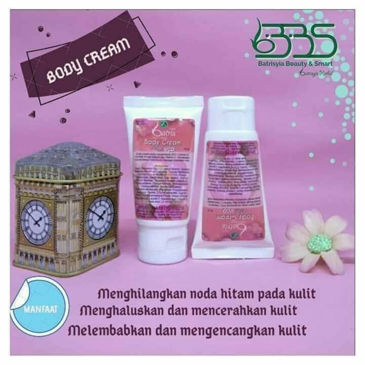 BODY CREAM TUBE BATRISYIA