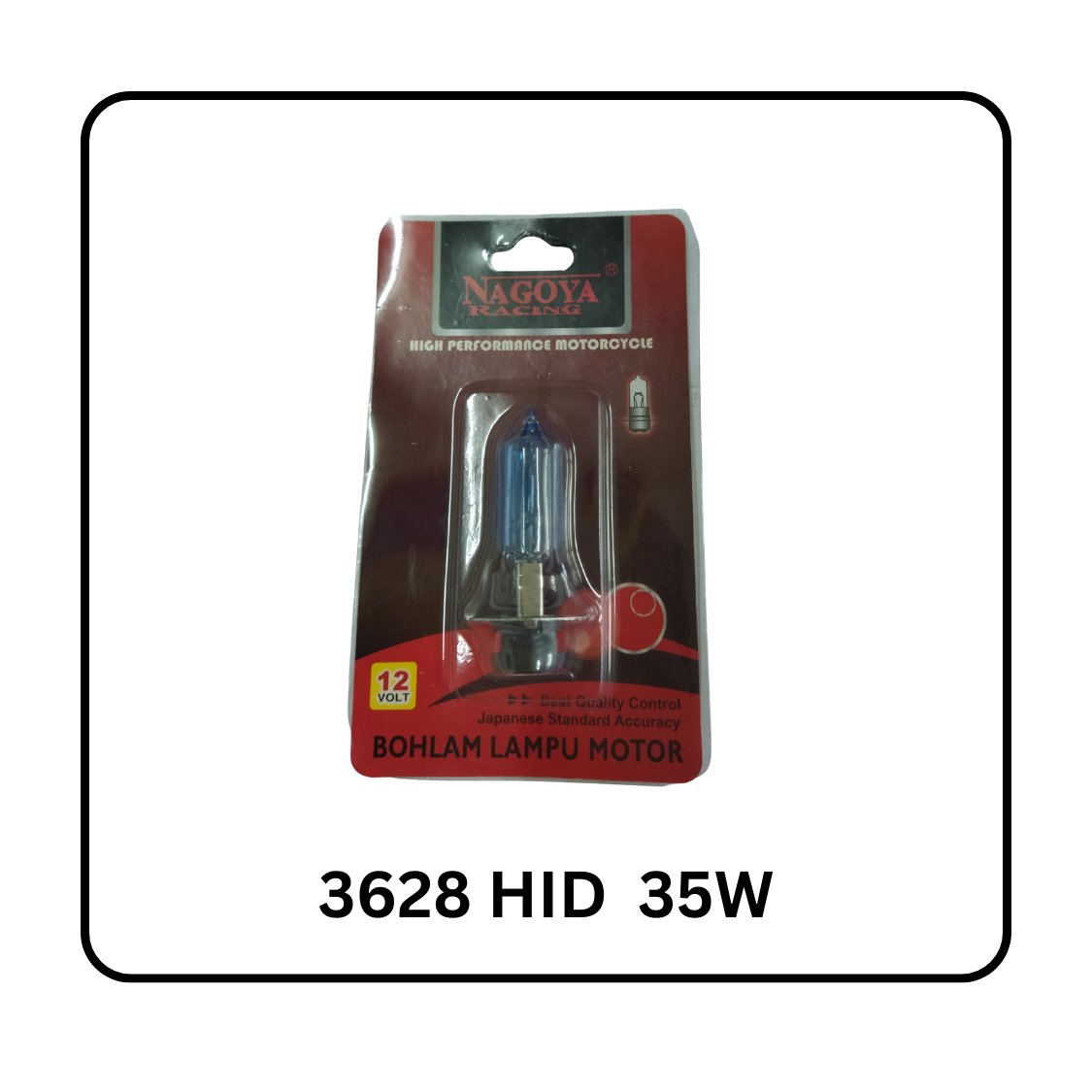 BOHLAM LAMPU DEPAN 3628 35W HID TEMBAK