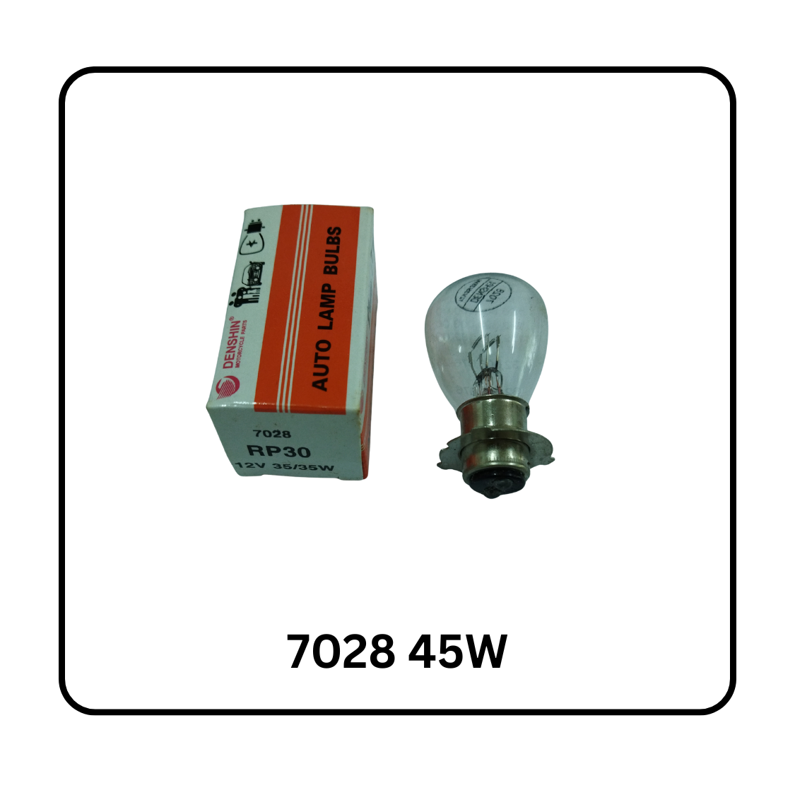 BOHLAM LAMPU DEPAN 7028 35W GLPRO