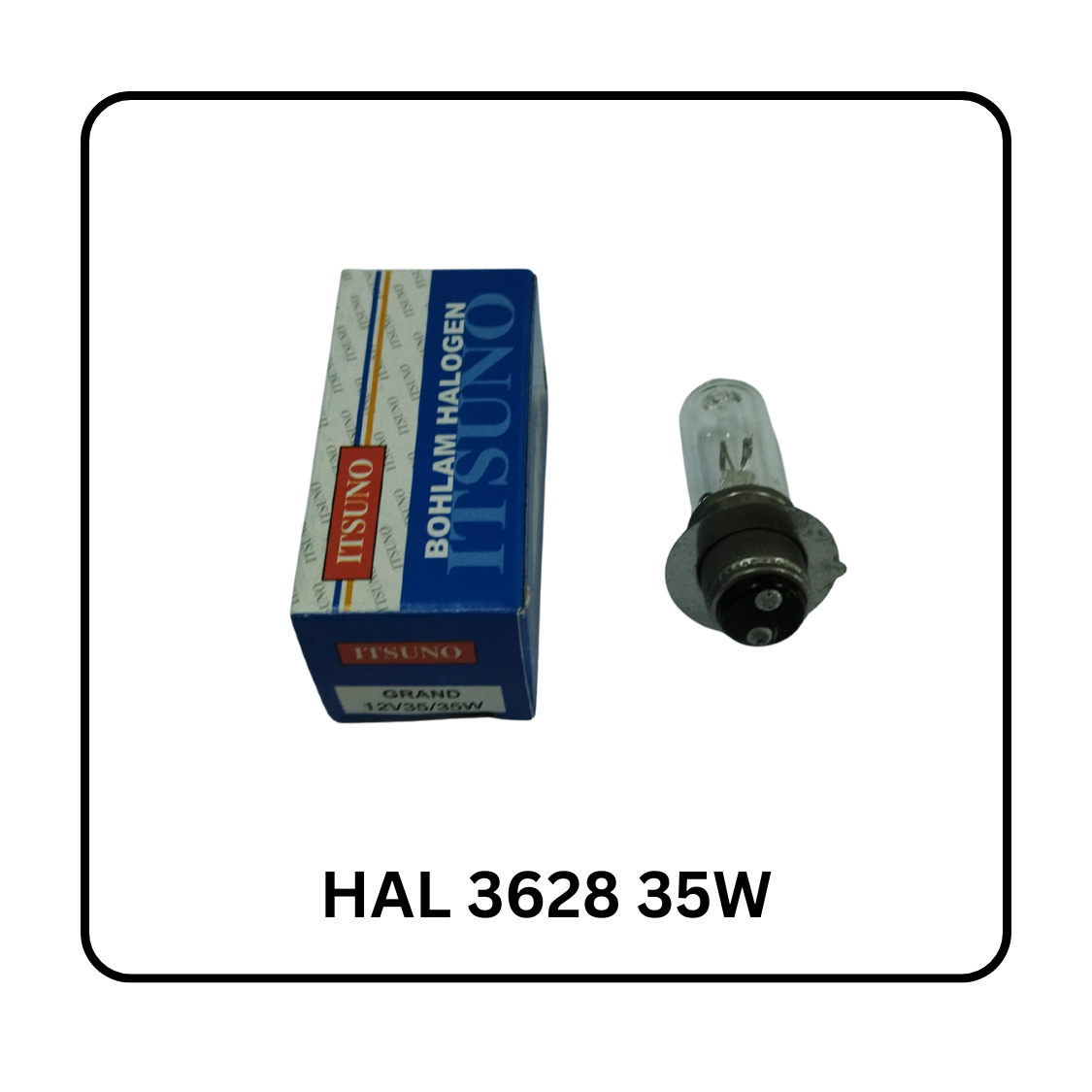 BOHLAM HALOGEN LAMPU DEPAN 3628 35W GRAND