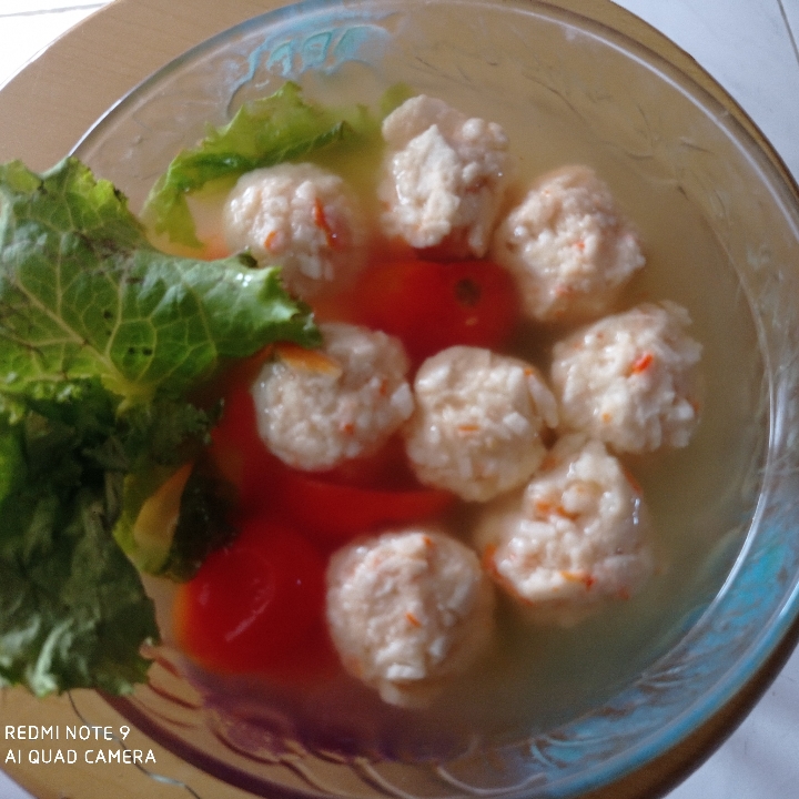 BOLA UDANG KUAH LILA