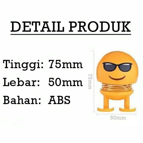 BONEKA EMOTICON PER GOYANG