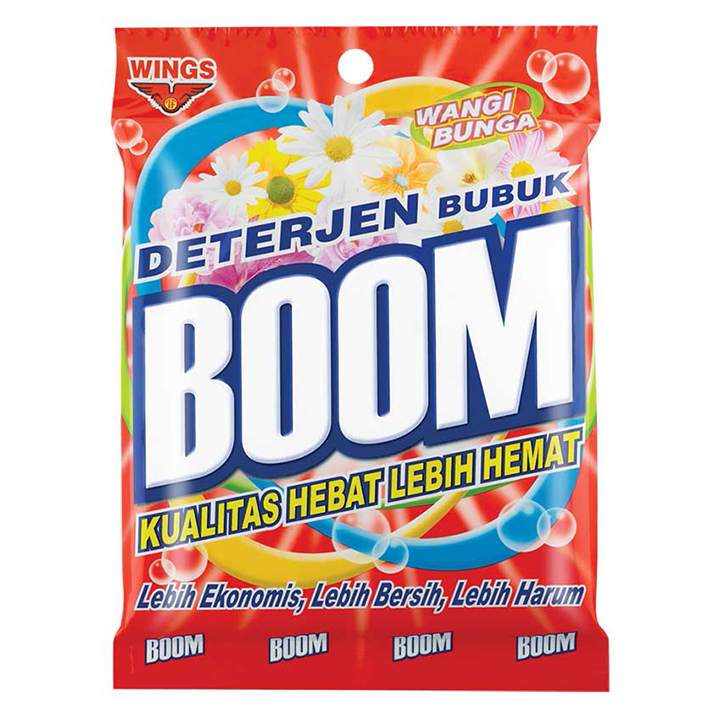 BOOM DETERJEN BUBUK WANGI BUNGA 400GR