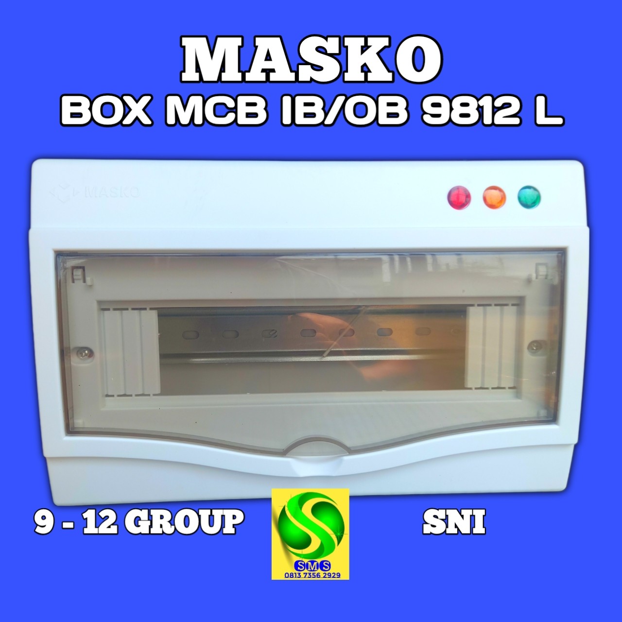 BOX MCB 12 GROUP LAMPU 9212L MASKO