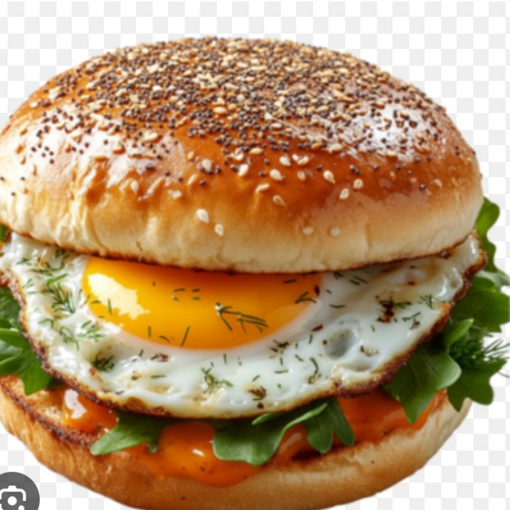 BURGER AYAM TELUR
